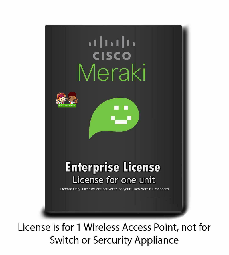 5 Year Cisco Meraki Enterprise Cloud License MR Series Access Point | LIC-ENT-5YR |