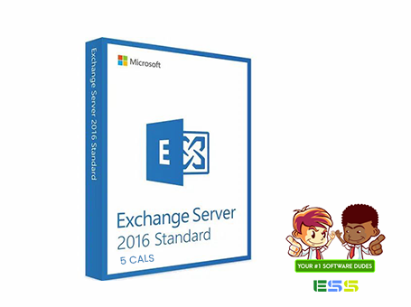 Microsoft Exchange Server 2016 Standard with 5 CAL's | Digital Download |