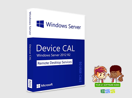 Microsoft Windows Server 2012 Remote Desktop Services | 50 User CAL's | Instant Download