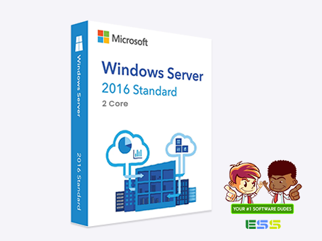 Microsoft Windows Server 2016 Standard | 2 Core Add on | Open License |