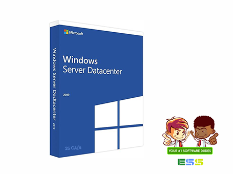 Microsoft Windows Server 2019 Datacenter + 25 CAL's | 16 Core License | Retail Download