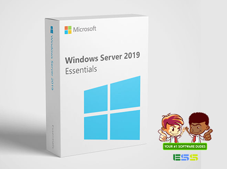 Microsoft Windows Server 2019 Essentials 64-bit | 1 Server (1-2 CPU) | Instant Download | 25 users |