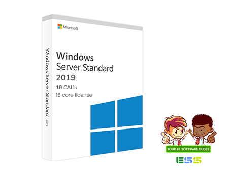 Microsoft Windows Server 2019 Standard | 16 Core License | 10 CAL's