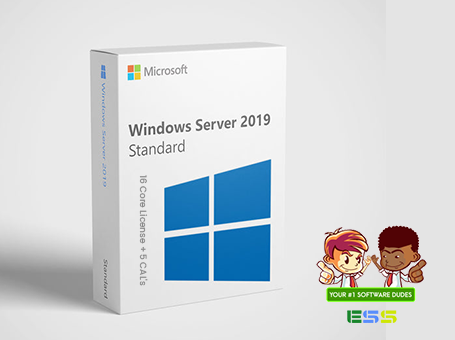 Microsoft Windows Server 2019 Standard | 16 Core License | Instant Download | 5 CAL's