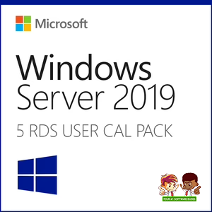 Microsoft Windows Server 2019 Remote Desktop - 5 User CAL