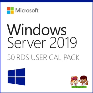 Microsoft Windows Server 2019 Remote Desktop - 50 User CALs