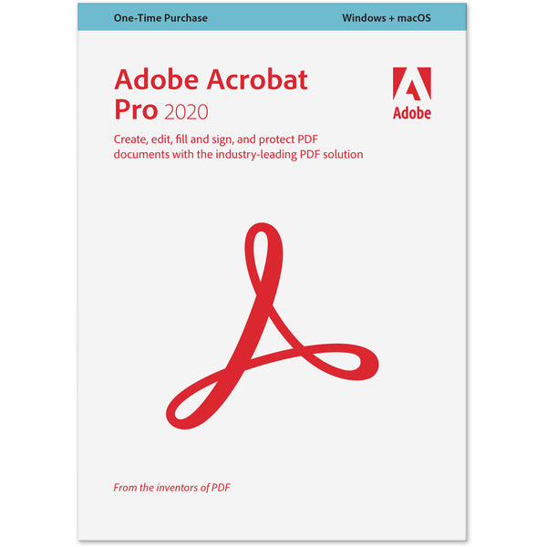 Adobe Acrobat 2020 Professional for MAC (Full Version/non-subscription) | Download | PDF Conversion/Editor