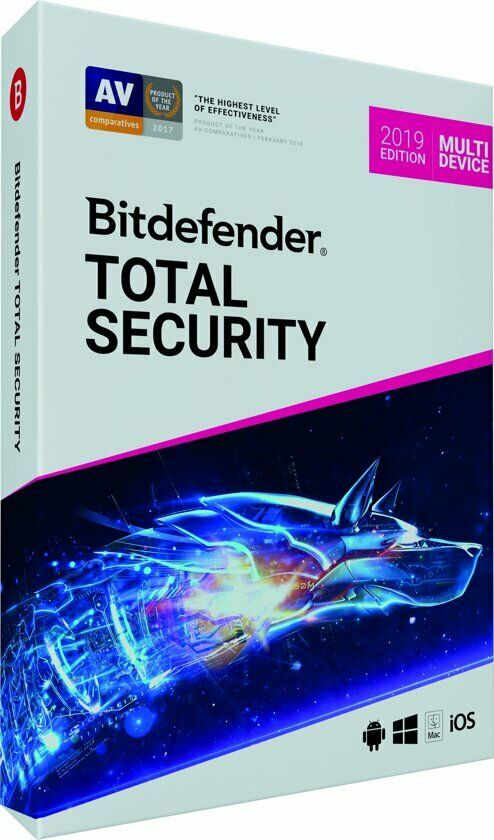 Bitdefender Total Security 2019 | 2 Year, 5 Device Subscription | - Enterprises Software Solutions