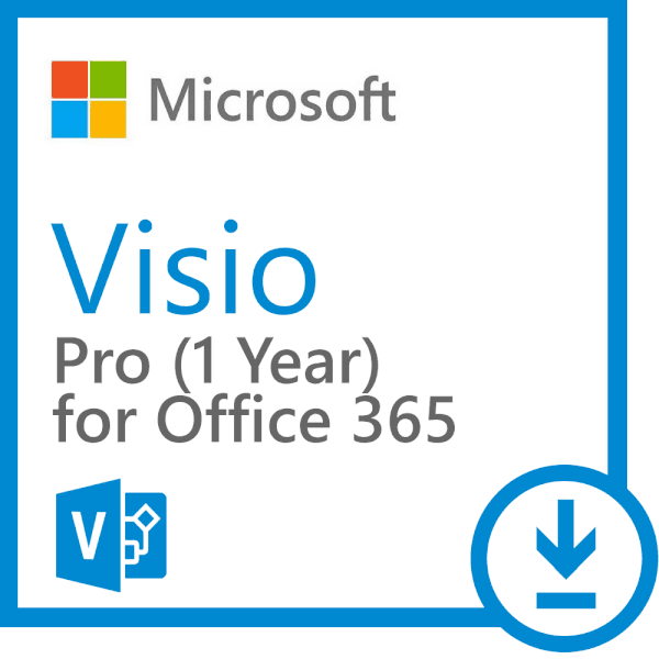 Microsoft Visio Professional Subscription for Office 365 | 1 YEAR (Visio ONLINE PLAN 2) | Open License - Enterprises Software Solutions