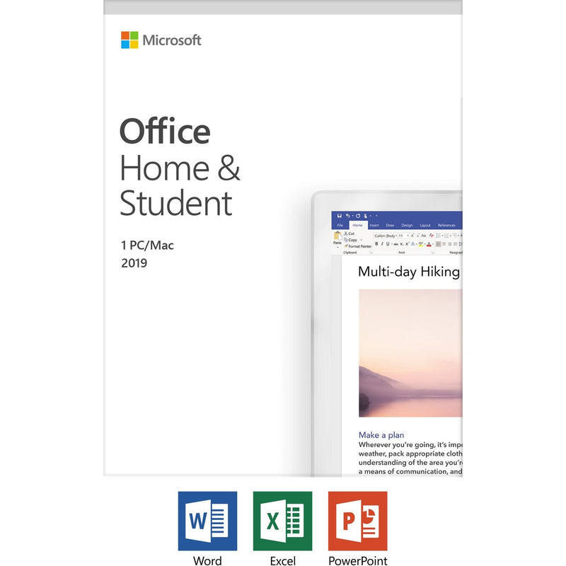 Microsoft Office 2019 Home and Student | Instant Download | Windows (PC) or MAC OSX | 79G-05029 |