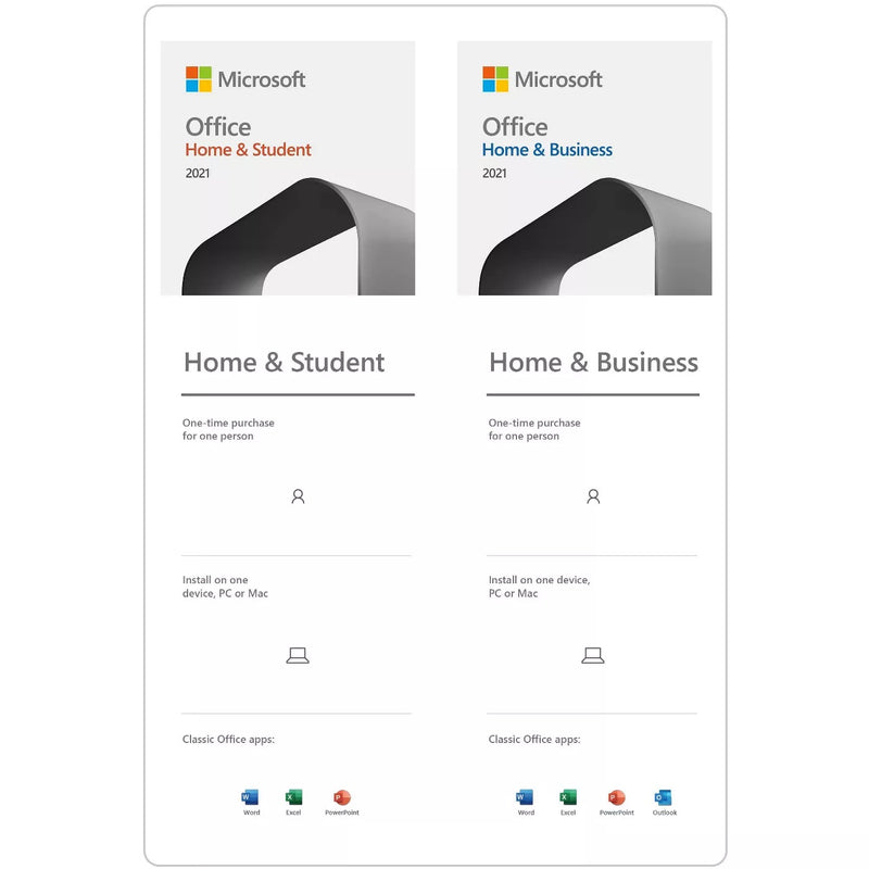 Microsoft Office 2021 Home and Student | Instant Download | Windows (PC) or MAC OSX |  SKU: 79G-05396