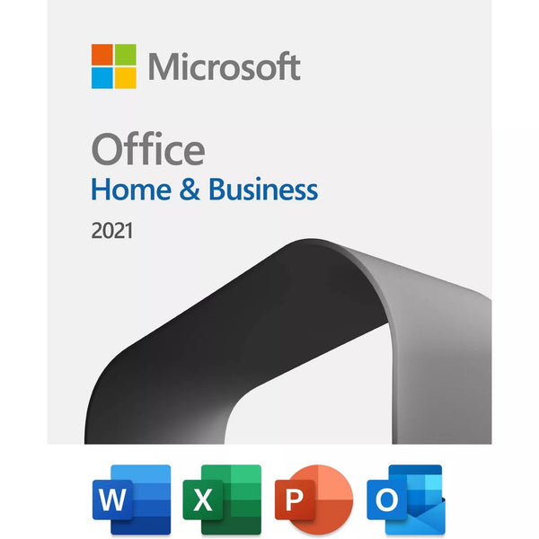 Microsoft Office 2021 Home and Business | Instant Download or Physical Box | Windows (PC) or MAC OSX |  SKU: T5D-03518