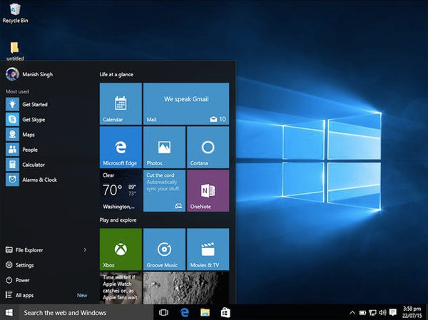Microsoft Windows 10 Professional | Instant Download OEI Version | 1 License PC