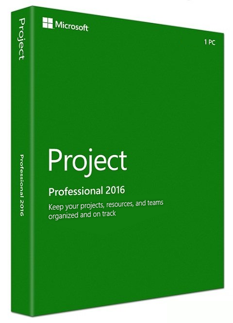 Microsoft Project Professional 2016 (English) | 32/64bit  | Instant Retail License | 1 PC - Enterprises Software Solutions